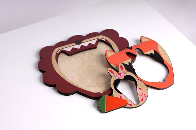 Taali Food Chain - Animal Nesting Puzzle Toy Set