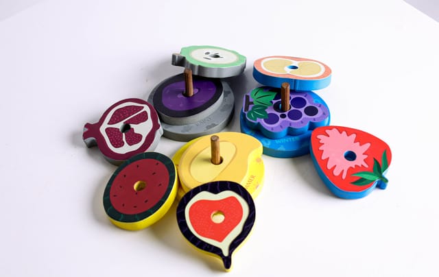 Taali Mausami Fal - Seasonal Fruit Stacking and color Matching Toy Set