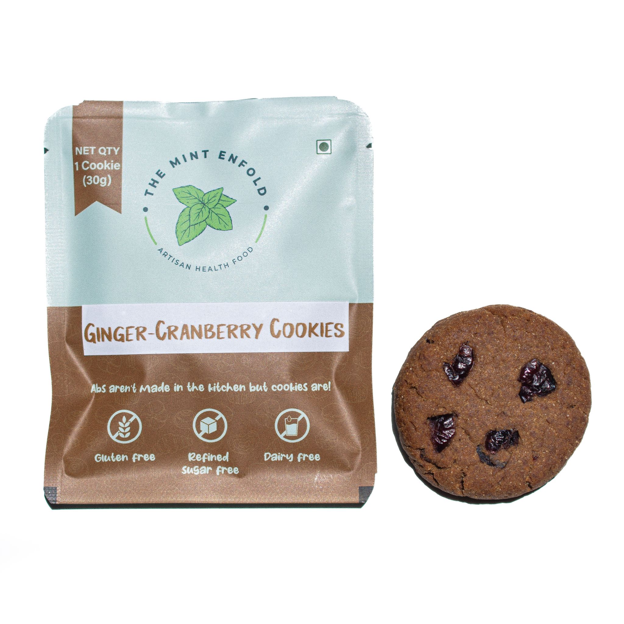 Ginger-Cranberry Cookies ( Single-Serve packs x 3)