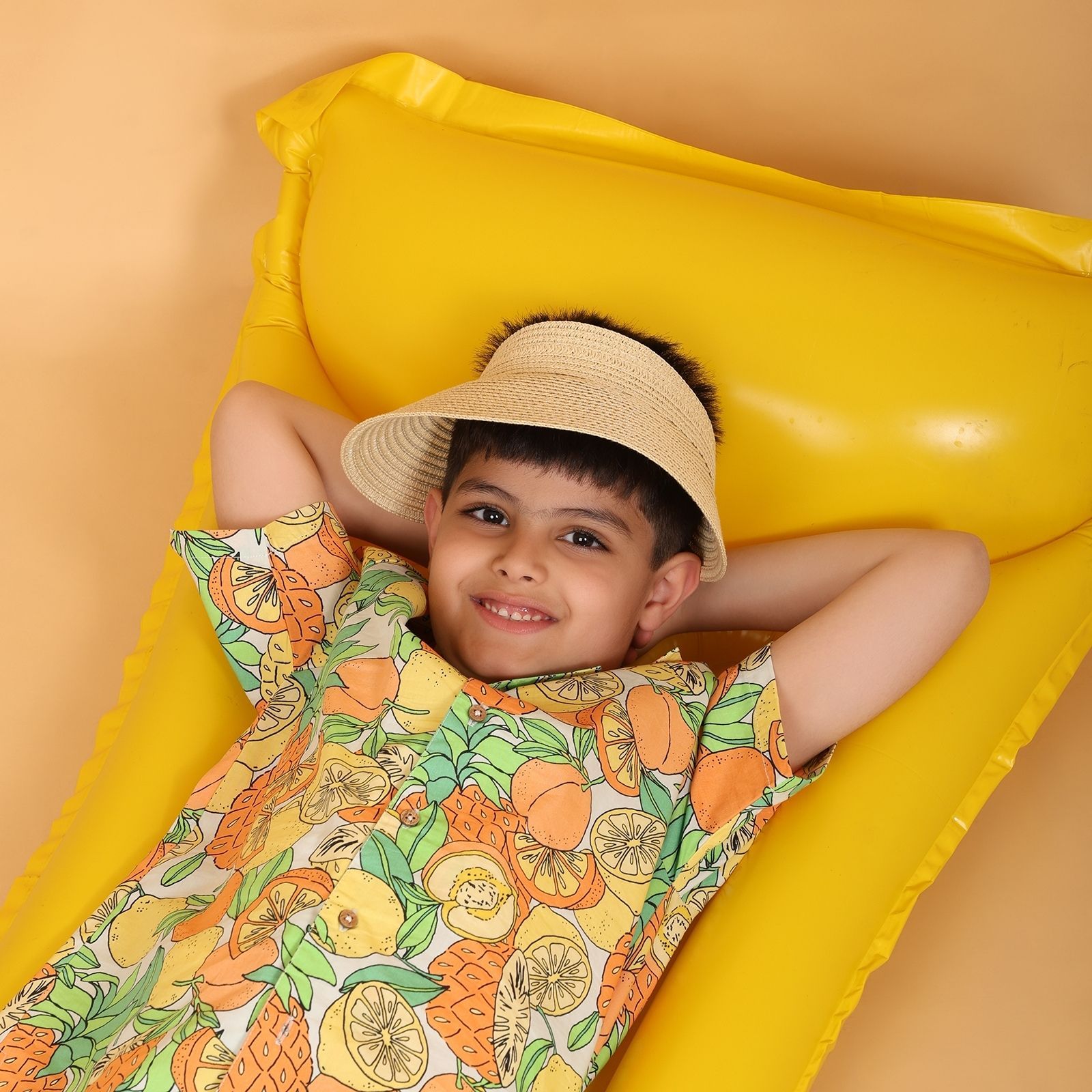 Kids of Greendeer 100% Cotton Resort Shirt – Chic ,Comfy & Relaxed Fit-Multicolor